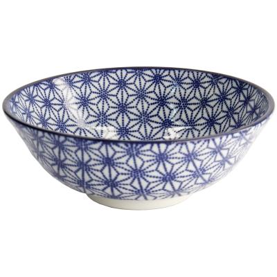 Bol soba japonés Nippon Blue estrella 21 cm