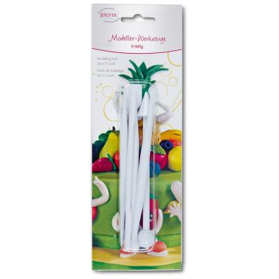 Juego 6 utensilios decoradores fondant