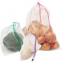Set 5 bolsas de la compra para frutas y verduras