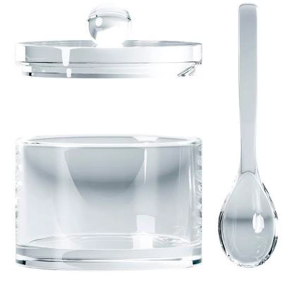 Azucarero cil�ndrico transparente acr�lico