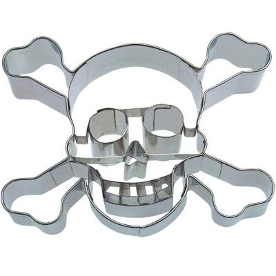 Cortador galletas calavera pirata 9 cm
