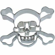 Cortador galletas calavera pirata 9 cm