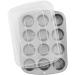 Molde muffins met�lico+tapa Wilton 12 cav.