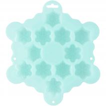 Molde silicona x12 cav Mini Copos de nieve