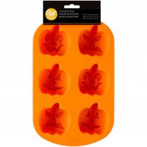 Motllo carbasses Jack O Lantern silicona 6 cav.