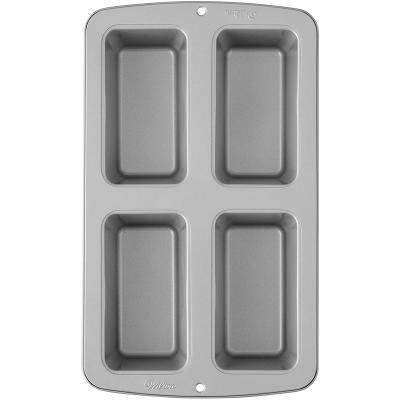 Molde metalico mini pan Wilton x4 cavidades