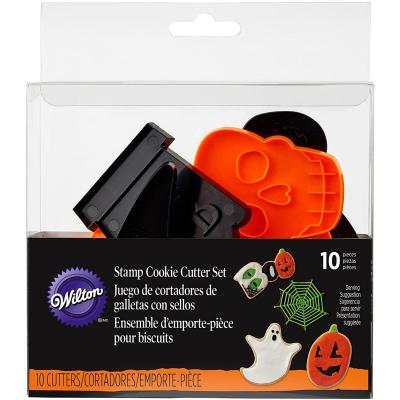 Juego 10 cortadores galletas Sello Halloween