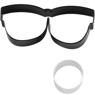 Cortador galletas Gafas y ojos (x2)