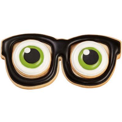 Cortador galletas Gafas y ojos (x2)