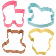 Set 4 talladors galetes baby