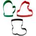 Set 3 cortadores galletas Navidad Winterwear