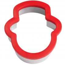 Tallador galetes comfort grip Ninot de neu barret