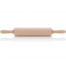 Rodillo repostera madera con asas 42 cm