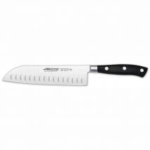 Ganivet santoku 18 cm forjat Arcos Riviera negre