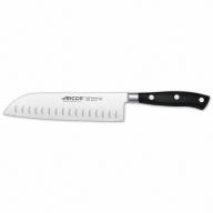 Ganivet santoku 18 cm forjat Arcos Riviera negre