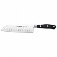 Ganivet santoku 18 cm forjat Arcos Riviera negre
