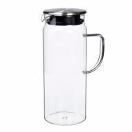 Jarra agua cristal nevera con tapa 1,5 L