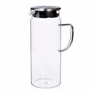 Jarra agua cristal nevera con tapa 1,5 L