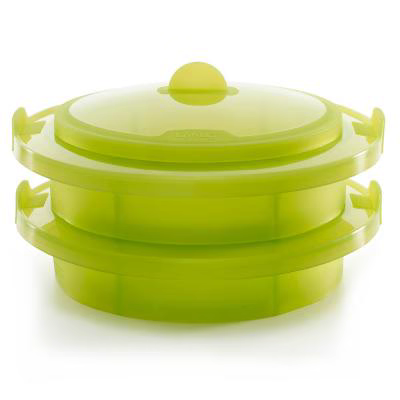 Vaporera silicona Lekue 2 pisos