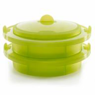 Vaporera silicona Lekue 2 pisos