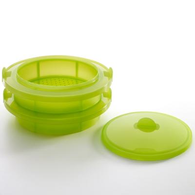 Vaporera silicona Lekue 2 pisos