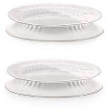 Juego 2 tapas extensibles silicona 8,5 cm