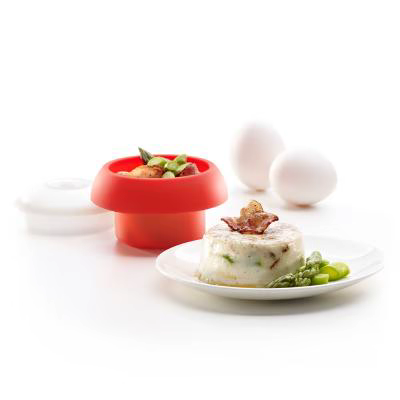 Molde ovo silicona para huevos cil�ndrico