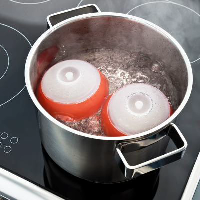 Molde ovo silicona para huevos cil�ndrico