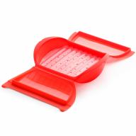 Estuche vapor papillote grande 3-4 bandeja rojo