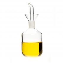 Aceitera Cilíndrica, Cristal, Antigoteo, Fácil De Limpiar, 250 Ml con Ofertas en