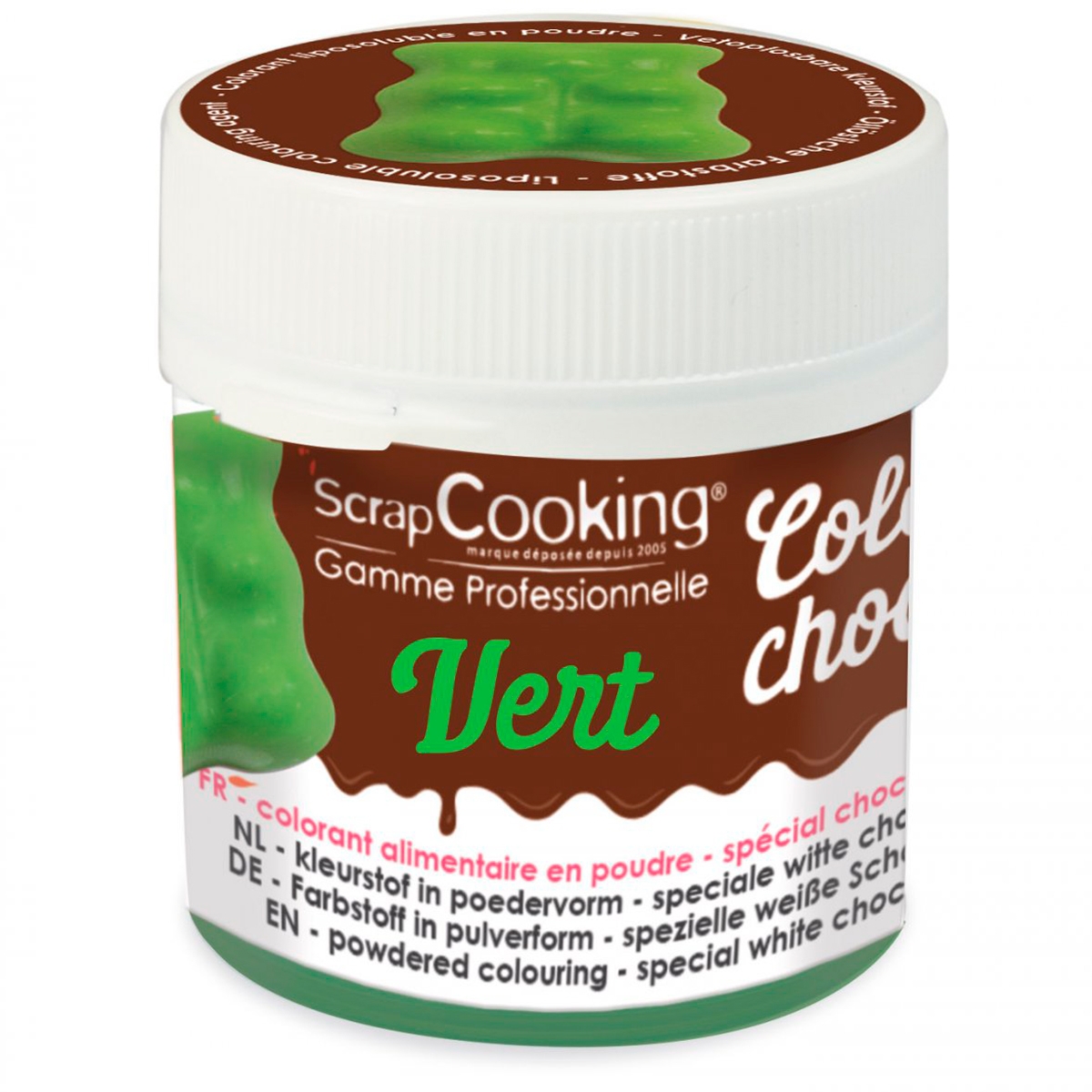 Colorante para chocolate 5 g verde Gadgets & Cuina