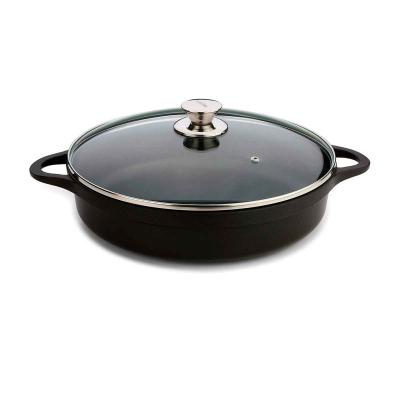 Cazuela baja antiadherente Valira Black Induction