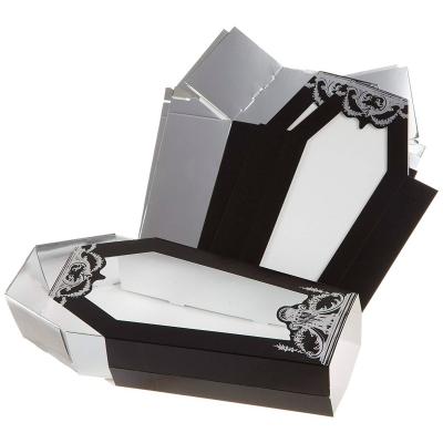 Juego 3 cajas decoradas en forma de Ata�d