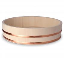 Bol fusta hangiri per a sushi 27 cm