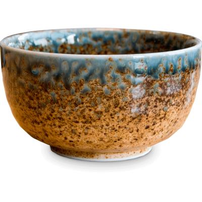 Bol japon�s t� matcha marr�n 14 cm