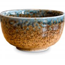 Bol japon�s t� matcha marr�n 14 cm