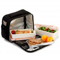 Bolsa porta-alimentos Nomad basic Ng/Gris + 2 tupp