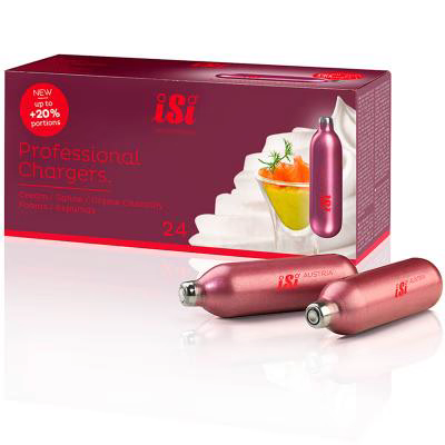 Carga sif�n Isi cream profesional x 24 unidades