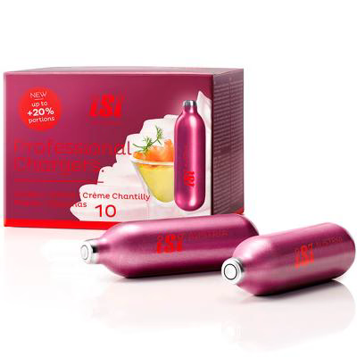 Carga sif�n Isi cream profesional x 10 unidades
