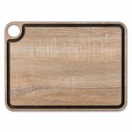 Tabla cortar Arcos fibra madera natural con canal
