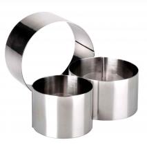 Anella acer emplatar rodona alta 6 cm