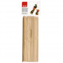 Set 100 brochetas bamb 20 cm