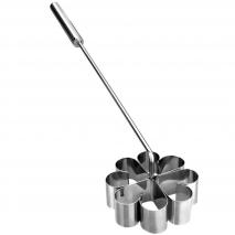 Molde para flores, inox