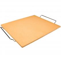 Piedra pizza y horno con soporte 40x35 cm