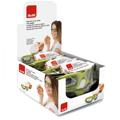 Gafas para cortar cebolla verdes