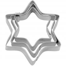 Set 3 talladors galetes Estrella mini