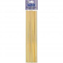 Juego 12 palos bamb soporte pasteles