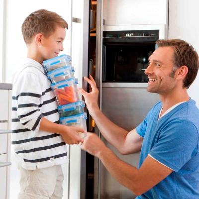 Tupper cuadrado herm�tico Clip & Close