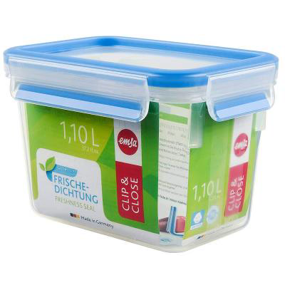 Tupper rectangular alto herm�tico Clip & Close
