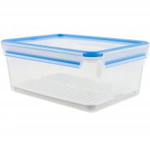 Tupper herm�tic Clip&Close rectangular reixa 3,7 L